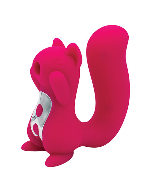 The Soft Hum Natalie's Toy Box Screaming Squirrel Pulsing and Vibrating - Hot Pink