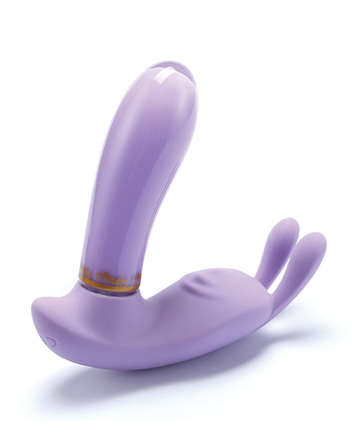 The Soft Hum Cristal Royal Touch Glass and Silicone Vibrator