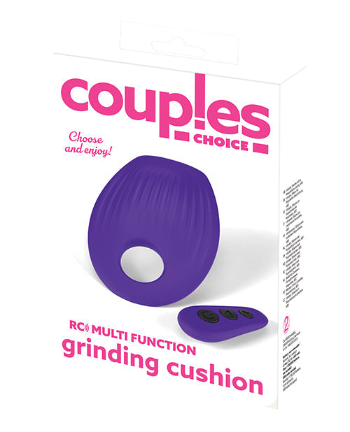 The Soft Hum Couples Choice Grinding Cushion w/Cock Ring - Purple