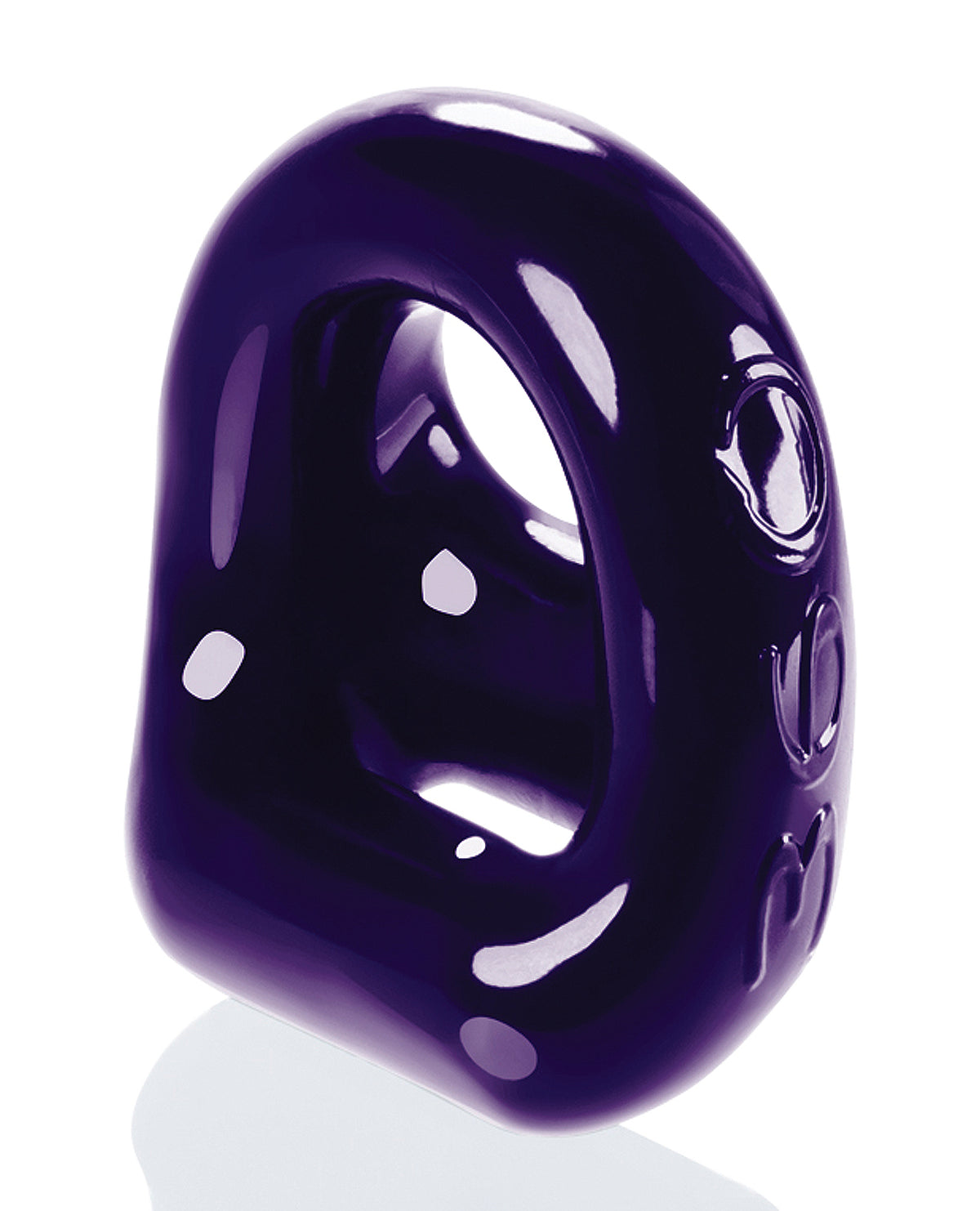 The Soft Hum Oxballs 360 Cock Ring & Ballsling - Eggplant