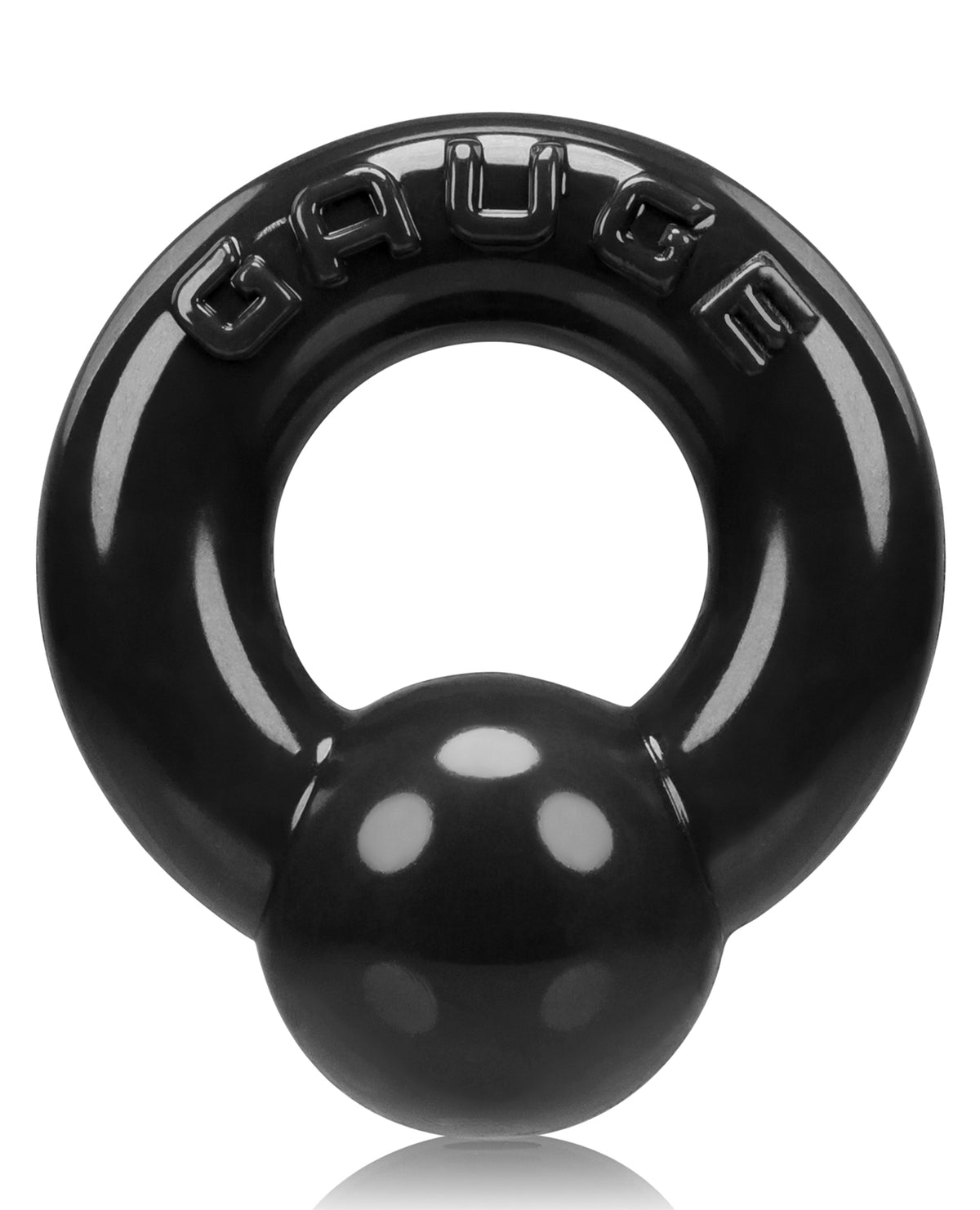 The Soft Hum Oxballs Gauge Cockring - Black
