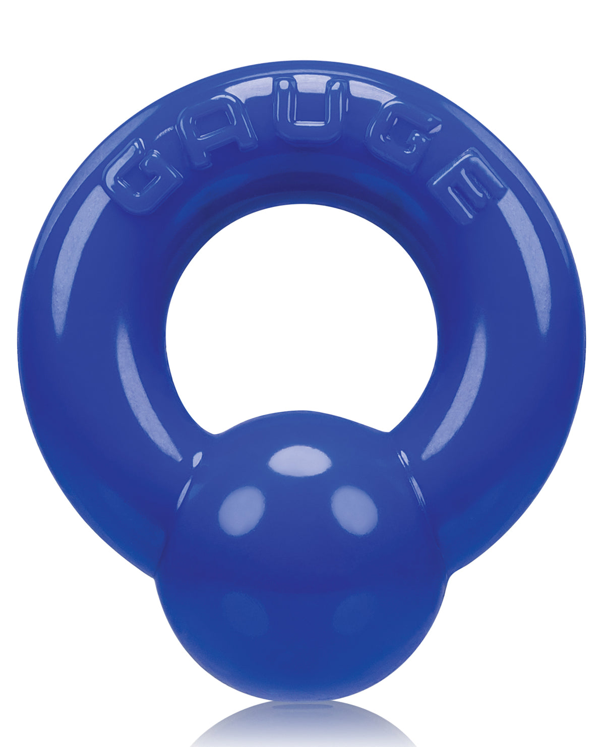 The Soft Hum Oxballs Gauge Cockring - Police Blue