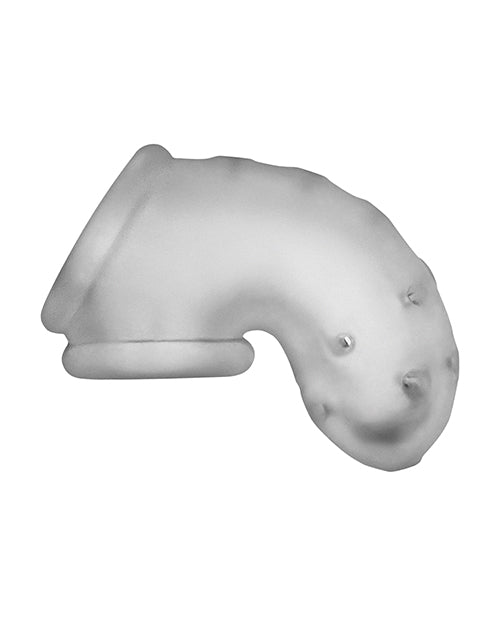 The Soft Hum Oxballs Airlock Air-Lite Vented Chastity - Clear Ice