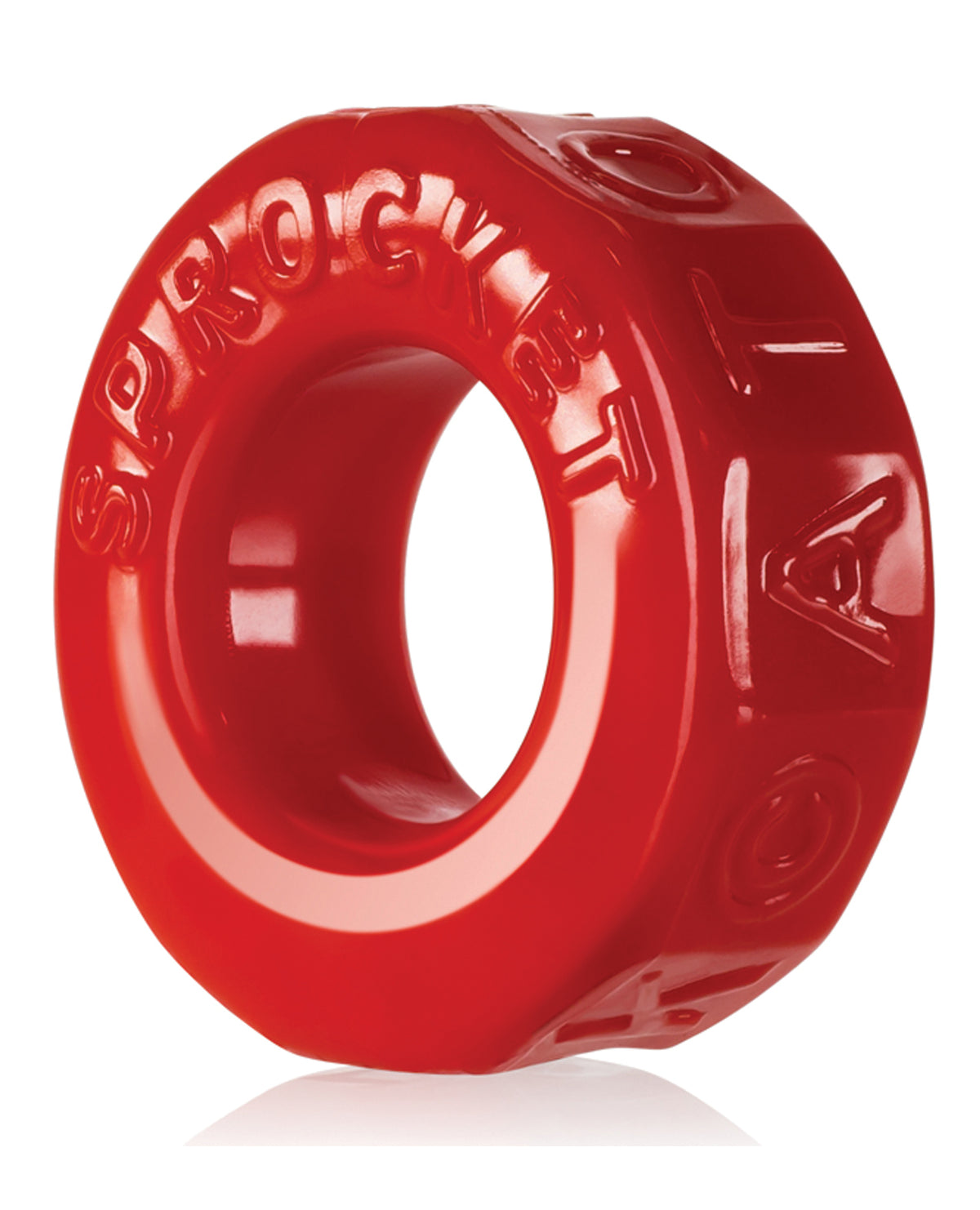 The Soft Hum Oxballs Atomic Jock Sprocket Cockring - Red