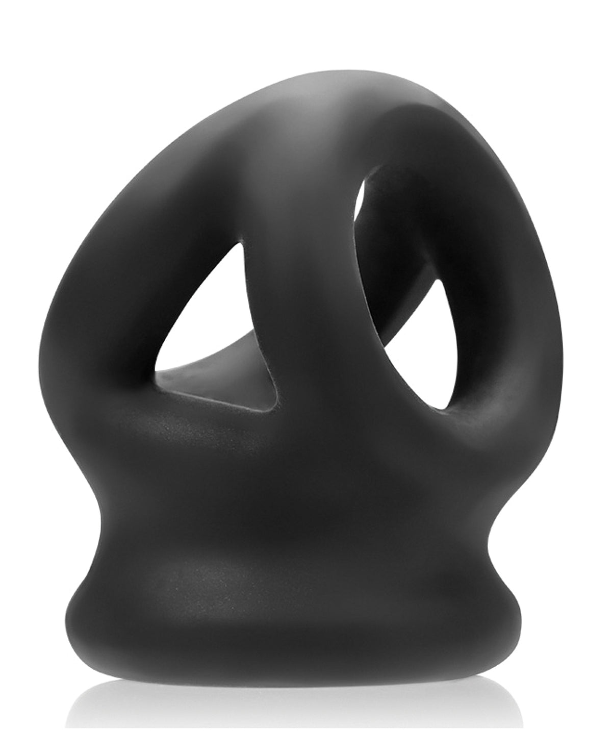 The Soft Hum Oxballs Tri-Squeeze Cocksling/Ball Stretcher - Black Ice