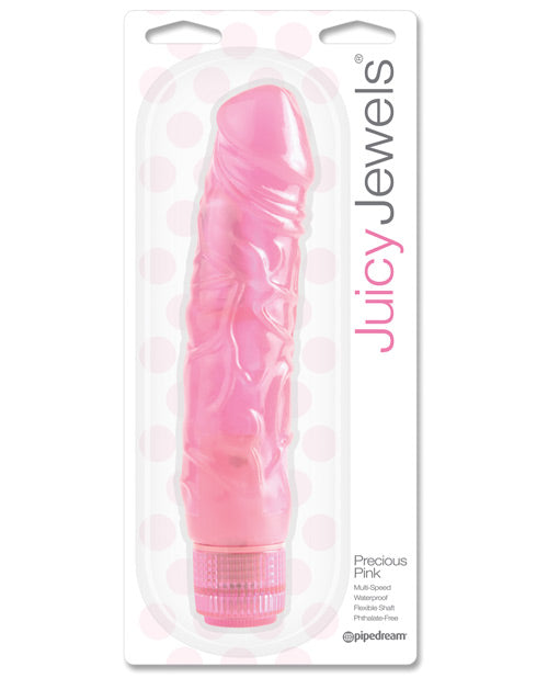 The Soft Hum Juicy Jewels Precious Pink Vibrator - Pink