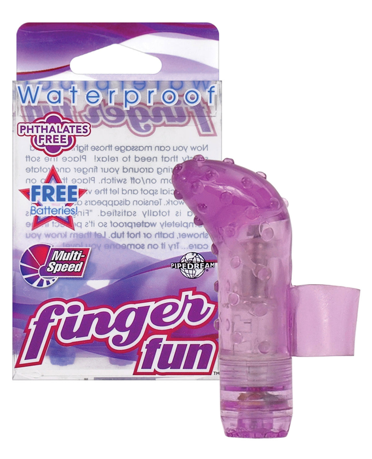 The Soft Hum Finger Fun Waterproof - Purple