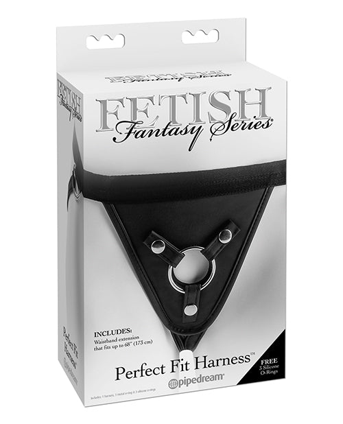 The Soft Hum Fetish Fantasy Series Perfect Fit Harness - Black