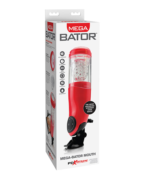 The Soft Hum Pipedream Extreme Toyz Mega Bator Rechargeable Strokers - Mouth