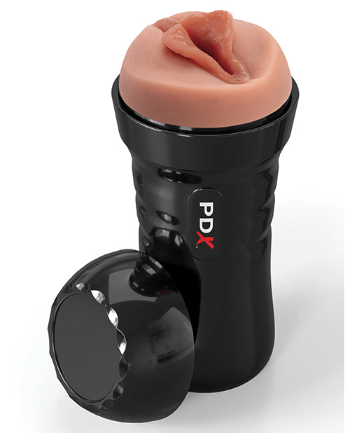 The Soft Hum PDX Extreme Wet Pussies Super Luscious Lips Stroker - Brown