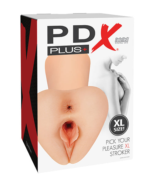 The Soft Hum PDX Plus Pick Your Pleasure Pussy Stroker - XL Light