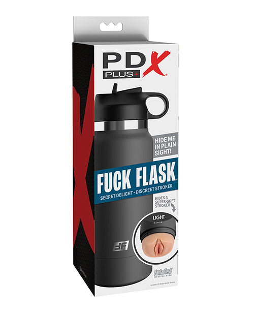 The Soft Hum PDX Plus Fuck Flask Secret Delight Stroker - Light/Grey