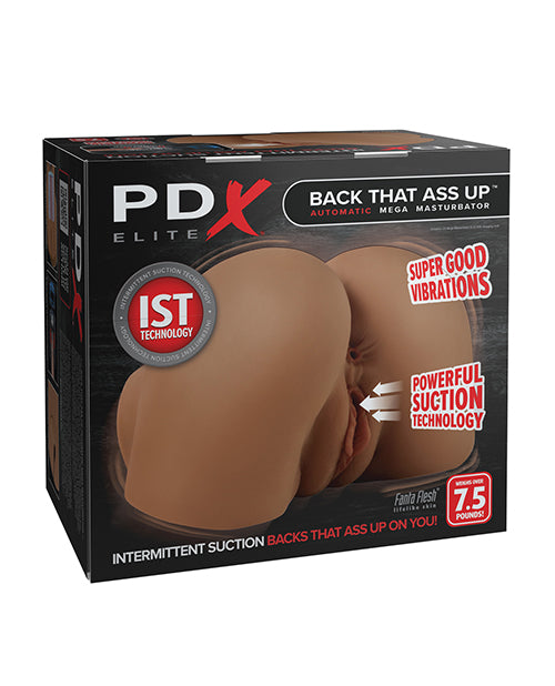The Soft Hum PDX Elite Back That Ass Up Automatic Mega Masturbator - Brown