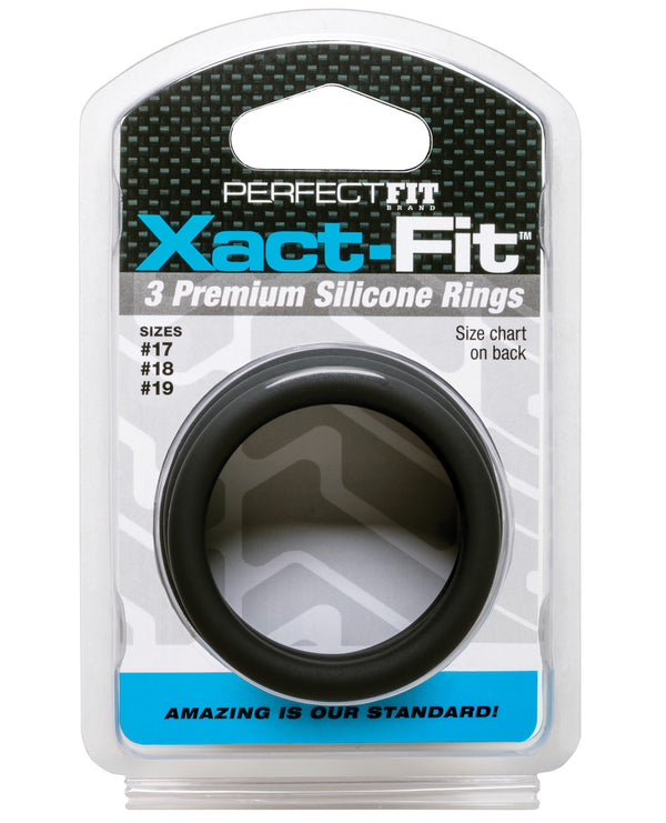 The Soft Hum Perfect Fit Xact Fit 3 Ring Kit M/L - Black
