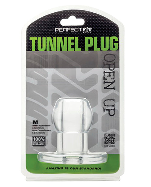 The Soft Hum Perfect Fit Tunnel Plug Medium - Clear