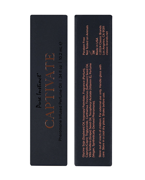 The Soft Hum Pure Instinct Mens Collection Pheromone Perfume Oil - 10.2 ml Captivate