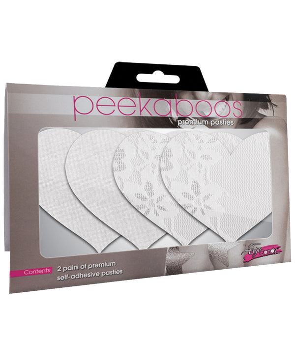 The Soft Hum Luminous Hearts - White Pack of 2