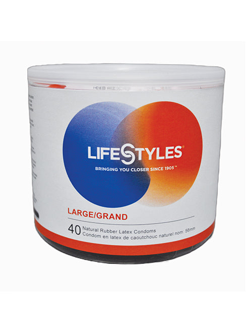 The Soft Hum Lifestyles Large Condoms - Bowl of 40