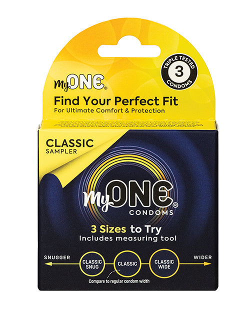 The Soft Hum My One Classic Sampler Condoms - Pack of 3