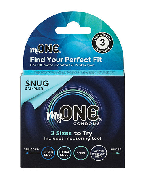 The Soft Hum My One Snug Sampler Condoms - Pack of 3