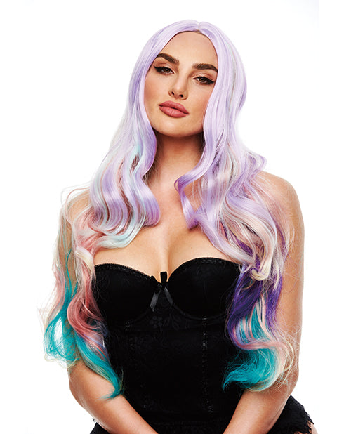 The Soft Hum Pleasure Wigs Ella - Pastel Rainbow