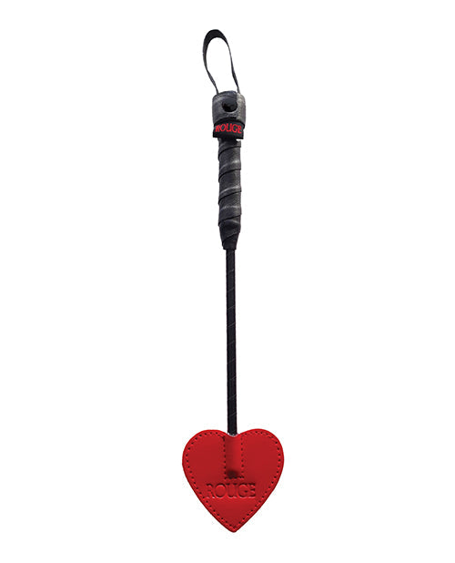 The Soft Hum Rouge Mini Leather Spade Paddle - Red