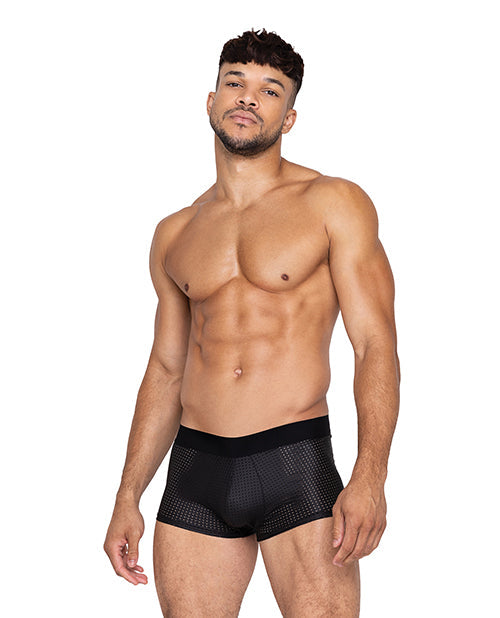 The Soft Hum Master Trunks w/Contoured Pouch Black XL