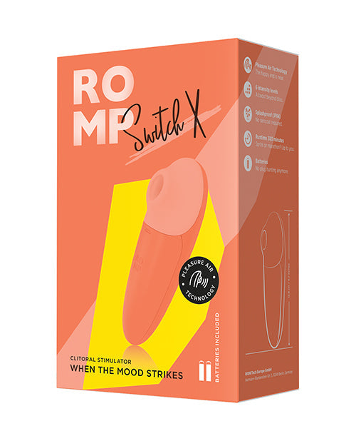 The Soft Hum ROMP Switch X Clitoral Vibrator - Orange