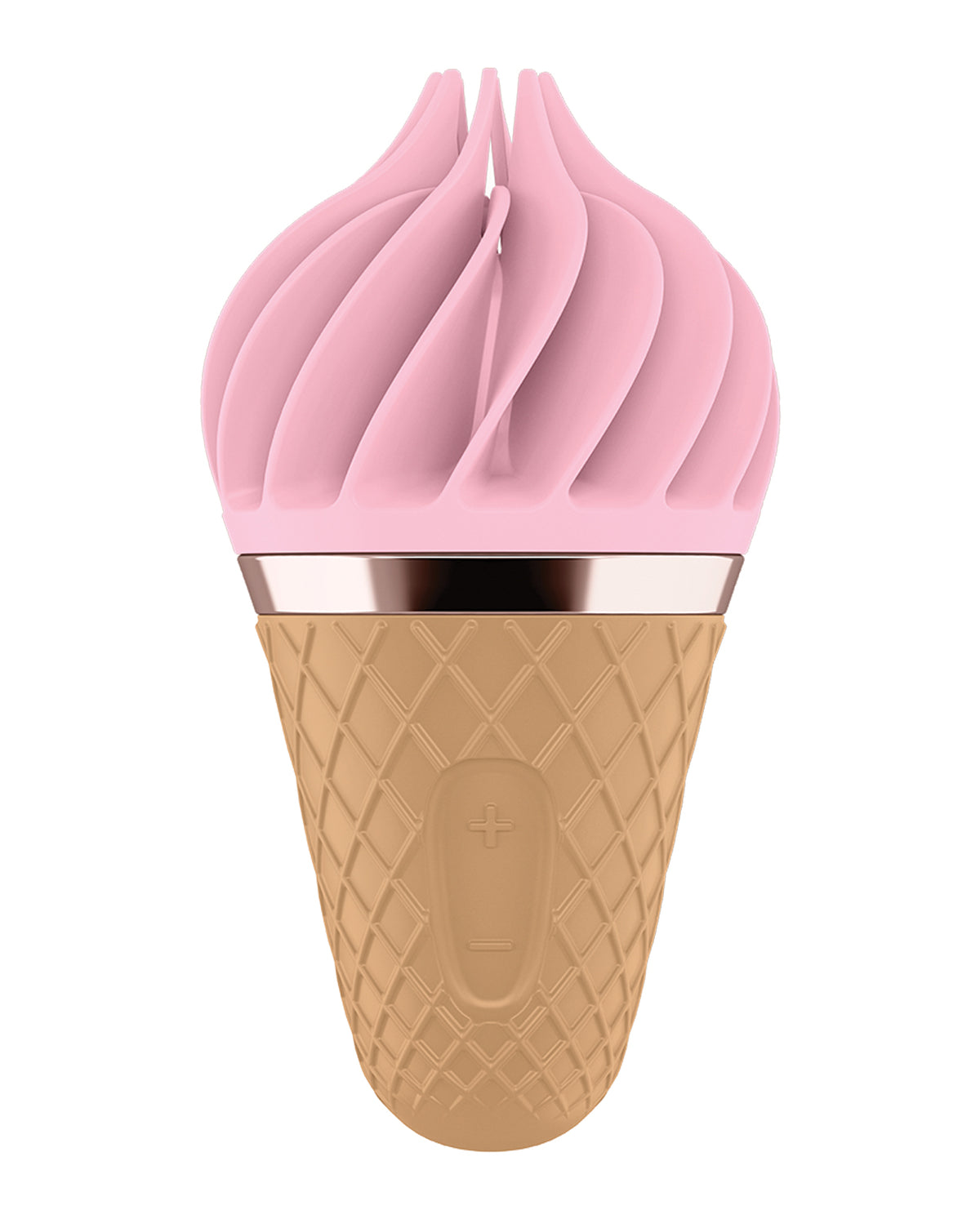 The Soft Hum Satisfyer Sweet Treat - Pink/Brown