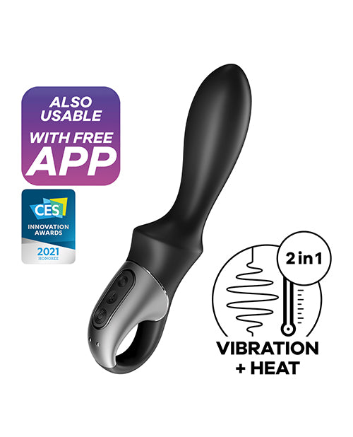 The Soft Hum Satisfyer Heat Climax - Black