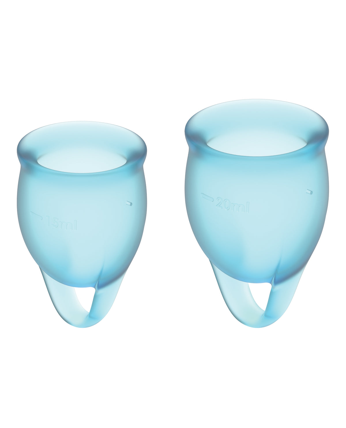 The Soft Hum Satisfyer Feel Confident Menstrual Cup - Light Blue