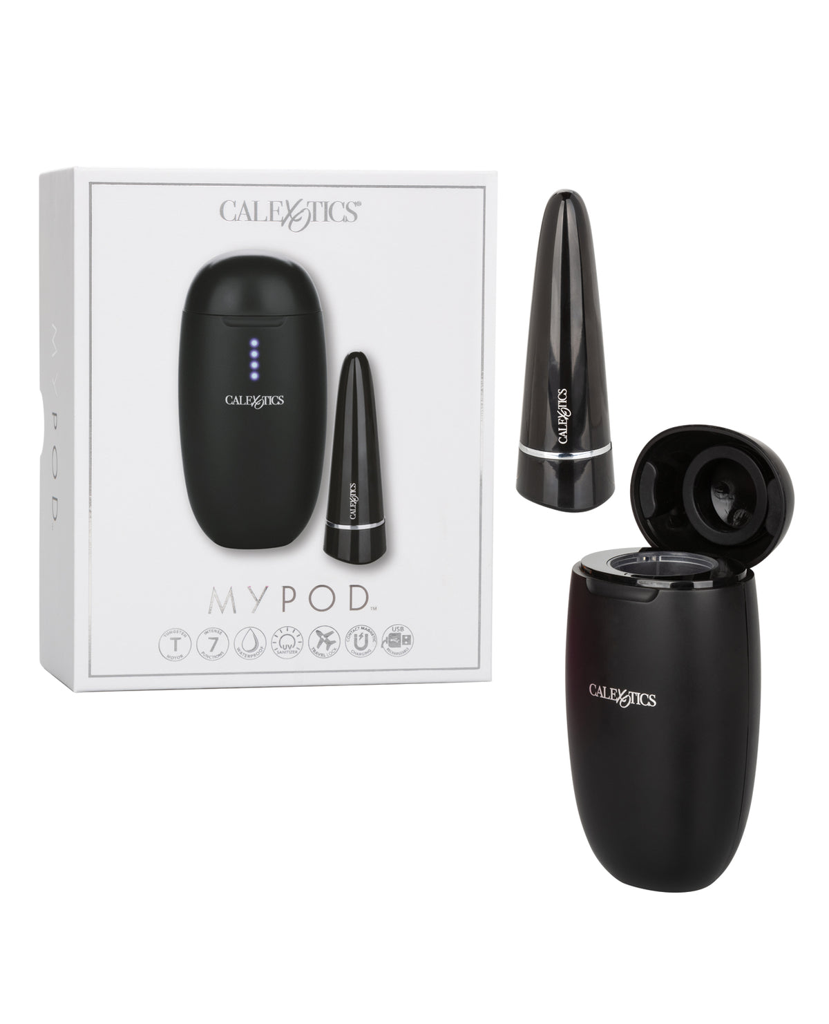 The Soft Hum My Pod Vibrating Massager - Black