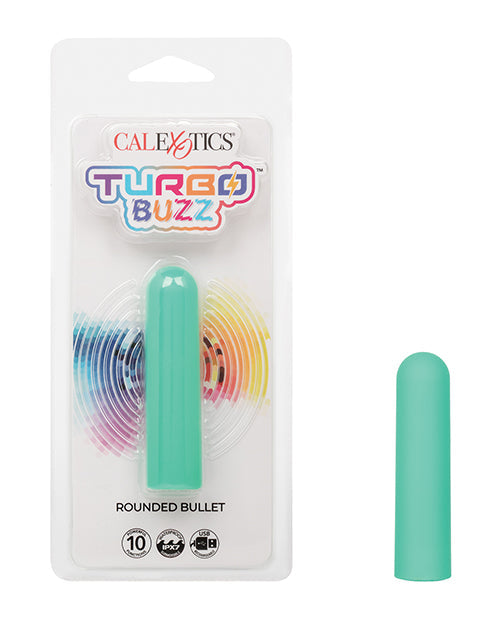 The Soft Hum Turbo Buzz Rounded Bullet Stimulator - Green