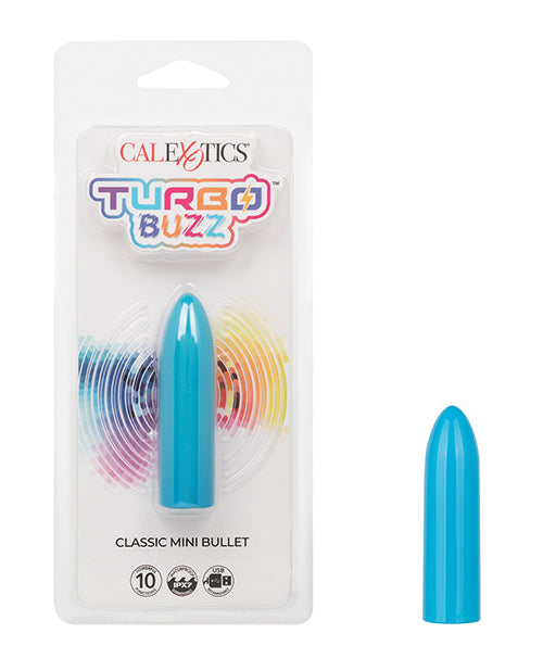 The Soft Hum Turbo Buzz Classic Mini Bullet Stimulator - Blue