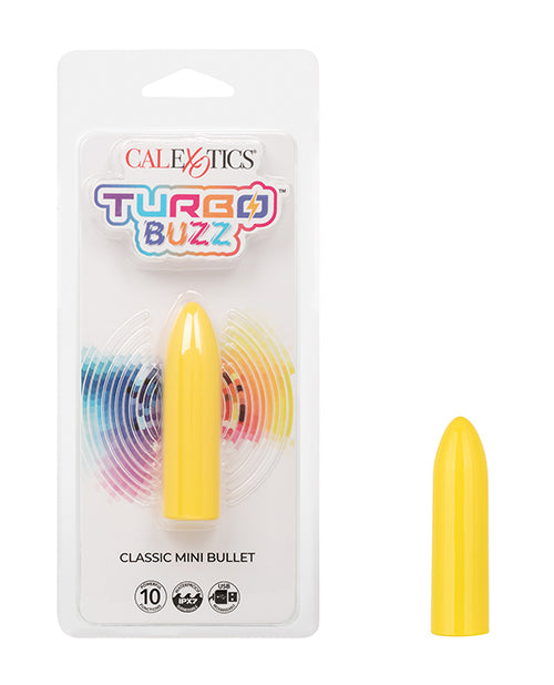 The Soft Hum Turbo Buzz Classic Mini Bullet Stimulator - Yellow