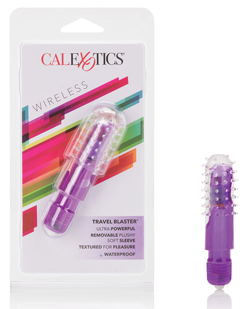 The Soft Hum Travel Blaster w/Silicone Sleeve Waterproof - Purple