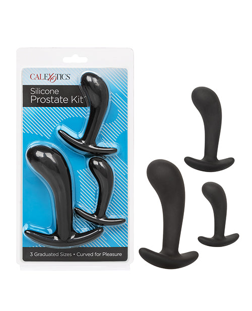 The Soft Hum Silicone Anal Training Prostate Kit - Black