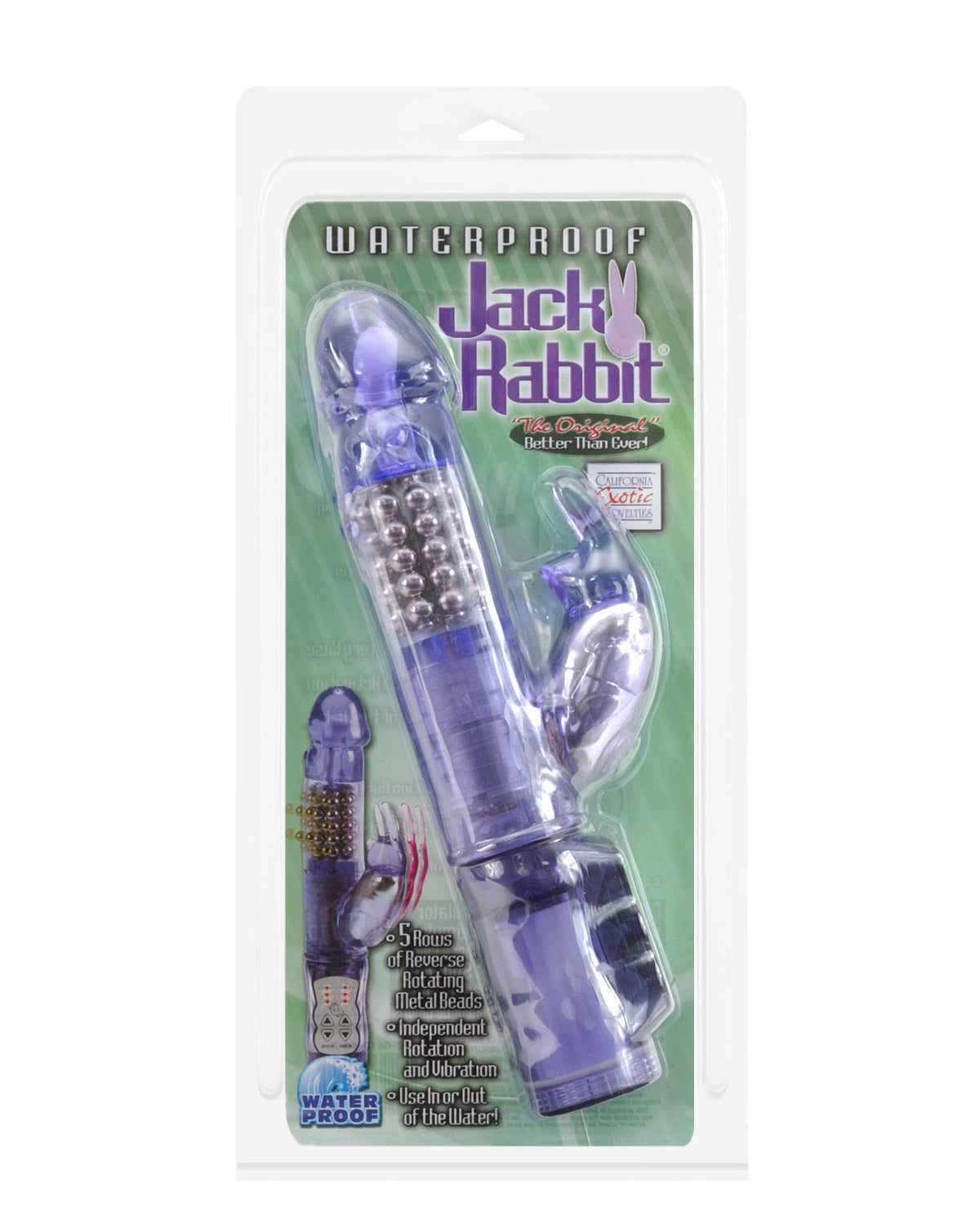 The Soft Hum Jack Rabbit w/Floating Beads Waterproof - Purple