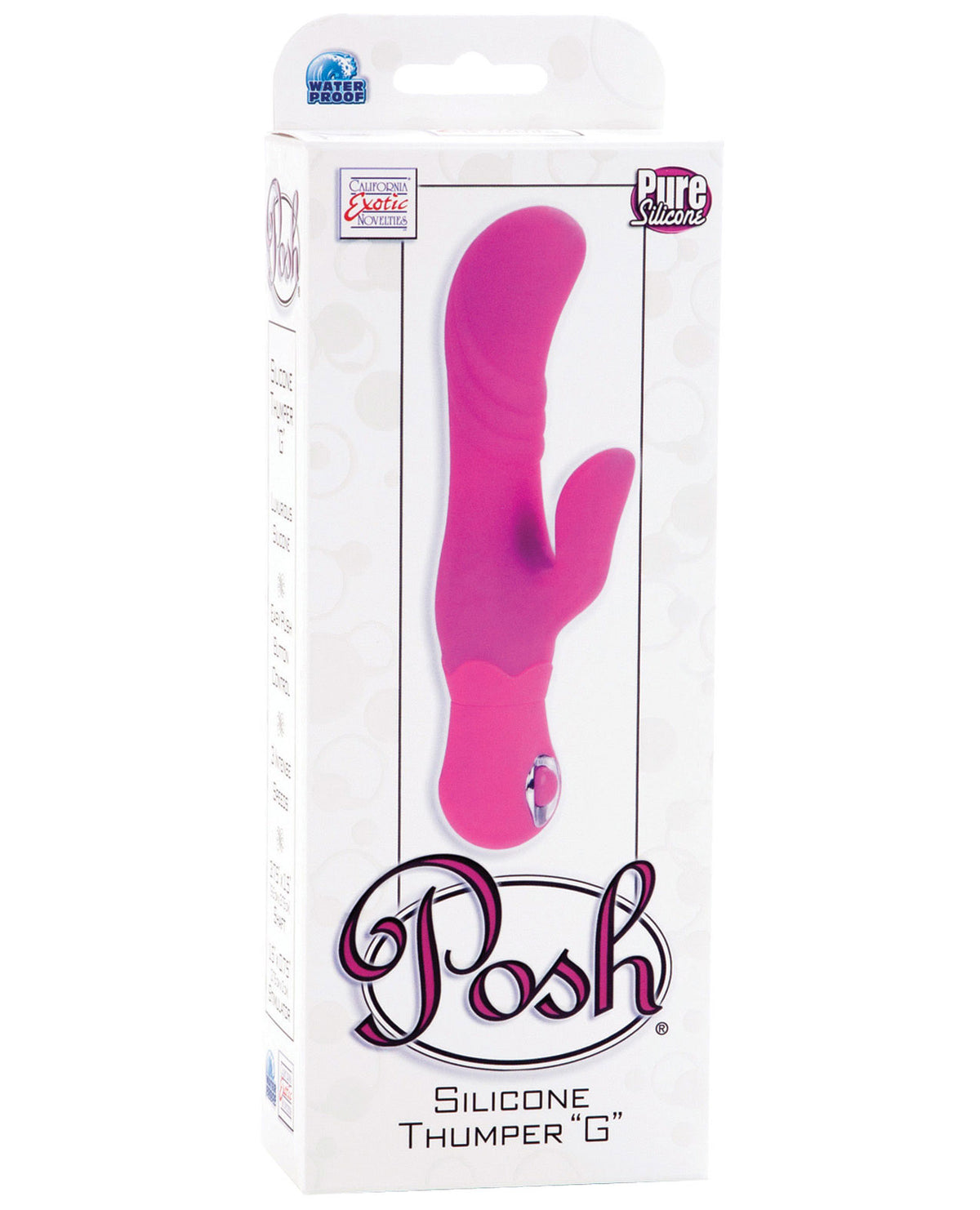 The Soft Hum Posh Silicone Thumper G - Pink