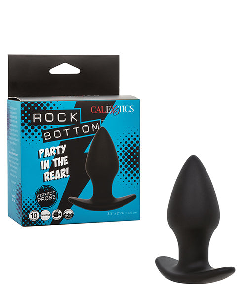 The Soft Hum Rock Bottom Perfect Anal Probe - Black