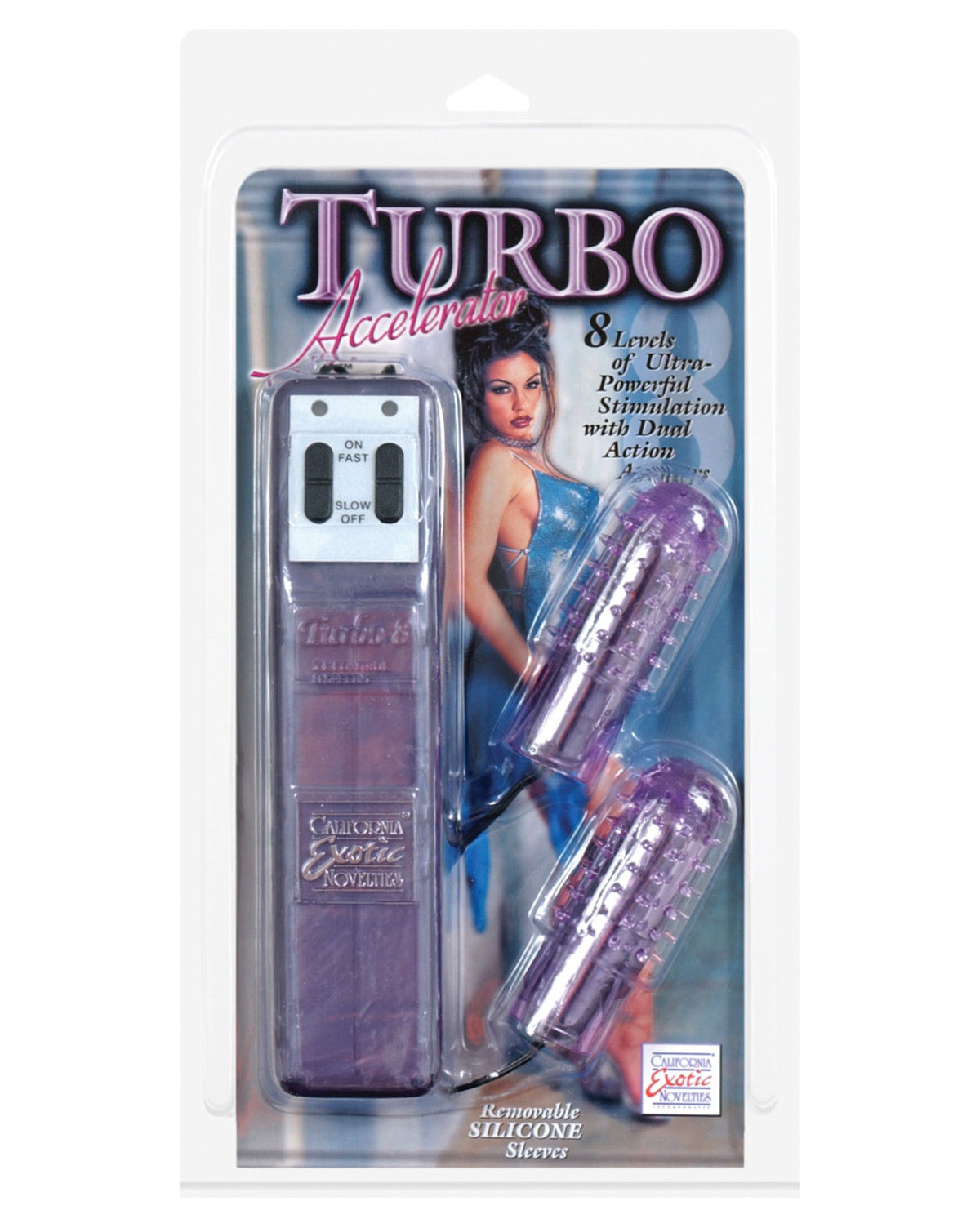 The Soft Hum Pocket Exotics Turbo 8 Accelerator Double Bullets - Purple