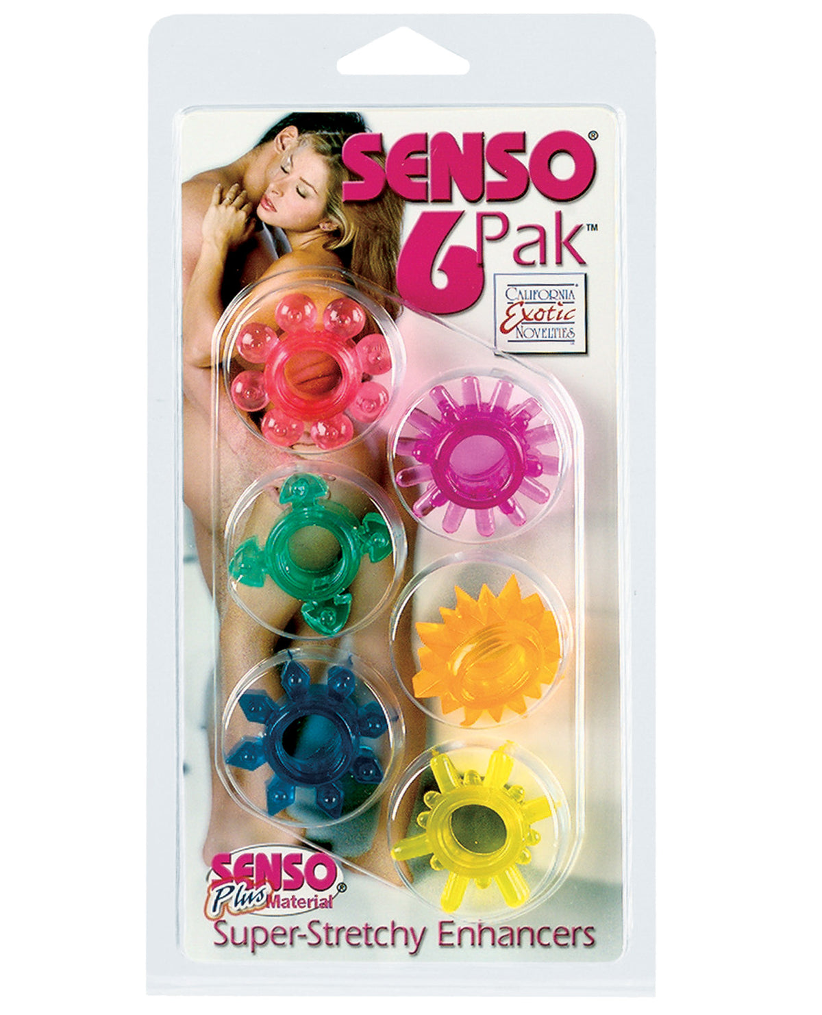 The Soft Hum Senso 6 Pack Rings - Assorted Colors