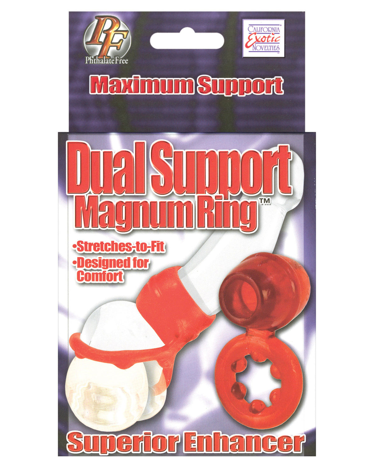The Soft Hum Dual Support Magnum Ring - Red