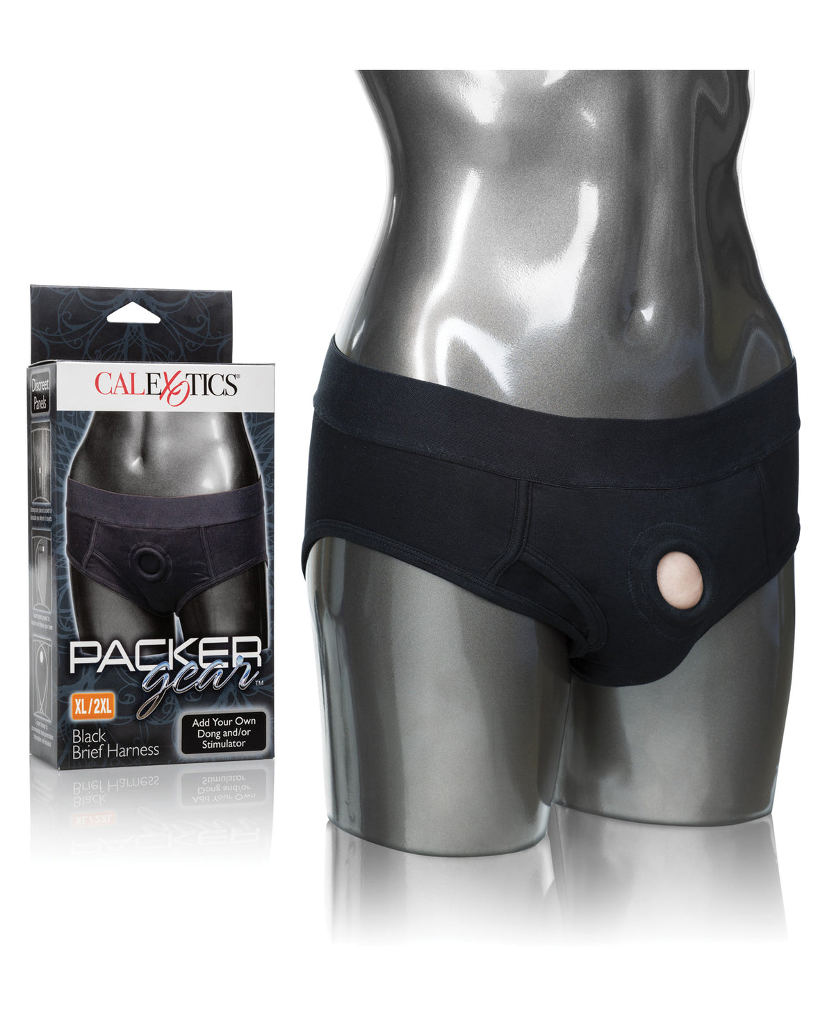 The Soft Hum Packer Gear Brief Harness XL/2XL - Black