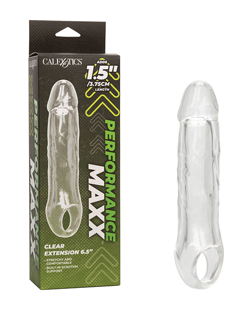 The Soft Hum Performance Maxx 6.5" Penis Extension - Clear