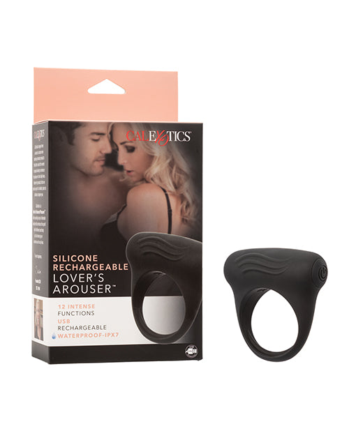 The Soft Hum Lovers Silicone Arouser - Black