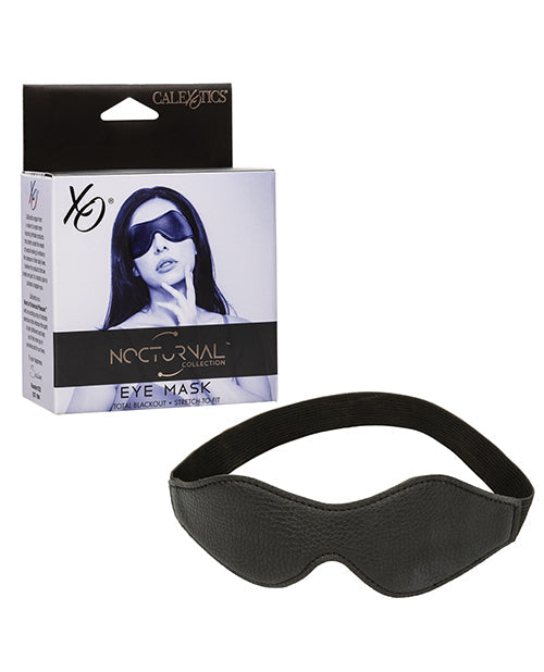 The Soft Hum Nocturnal Collection Stretch to Fit Eye Mask - Black