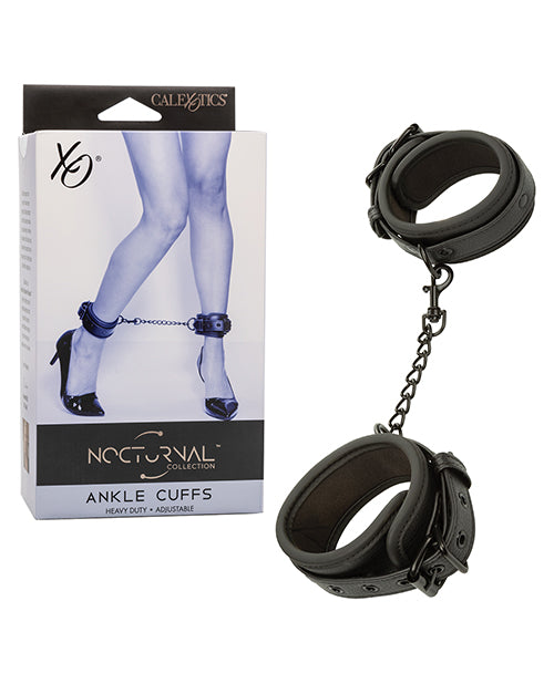 The Soft Hum Nocturnal Collection Adjustable Ankle Cuffs - Black