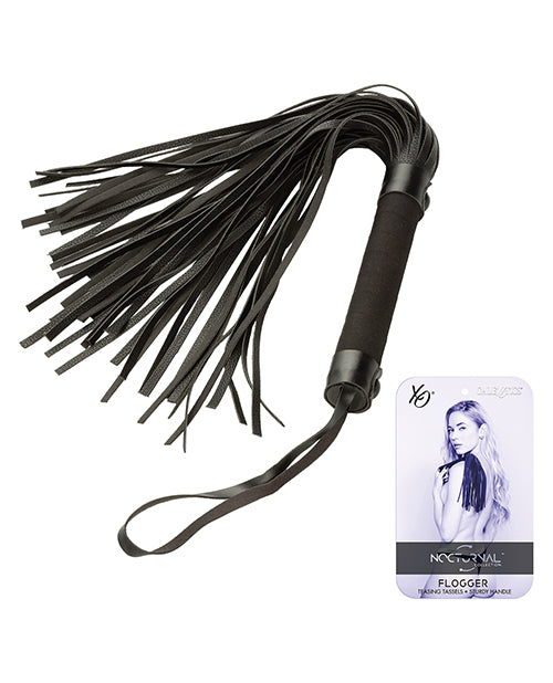 The Soft Hum Nocturnal Collection Flogger - Black