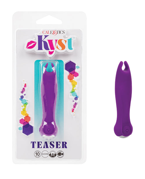 The Soft Hum Kyst Teaser Stimulator w/Flickering Ticklers - Purple